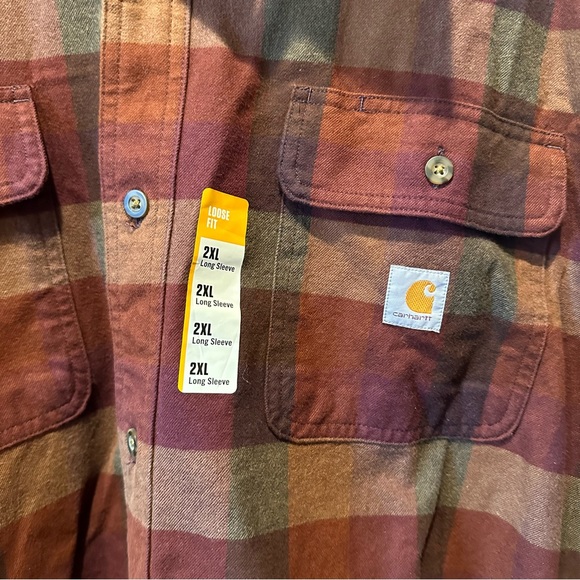 Carhartt Plaid Flannel Loose Fit - Picture 4 of 4